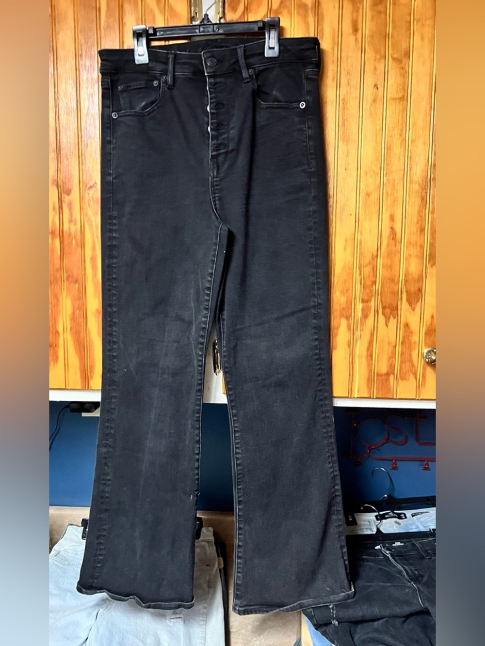 Womens American Eagle highest rise flare jeans size 10